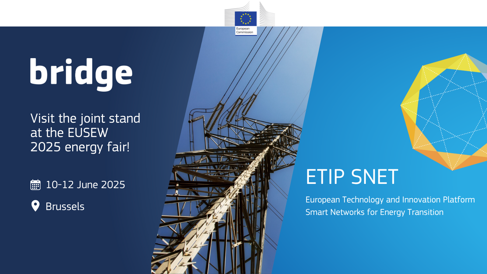 BRIDGE and ETIP SNET joint cover to announce their participation at EUSEW