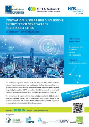 NNOVATION IN SOLAR BUILDING SKINS & ENERGY EFFICIENCY TOWARDS SUSTAINABLE CITIES
